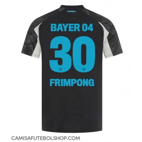 Camisa de time de futebol Bayer Leverkusen Jeremie Frimpong #30 Replicas 3º Equipamento 2024-25 Manga Curta